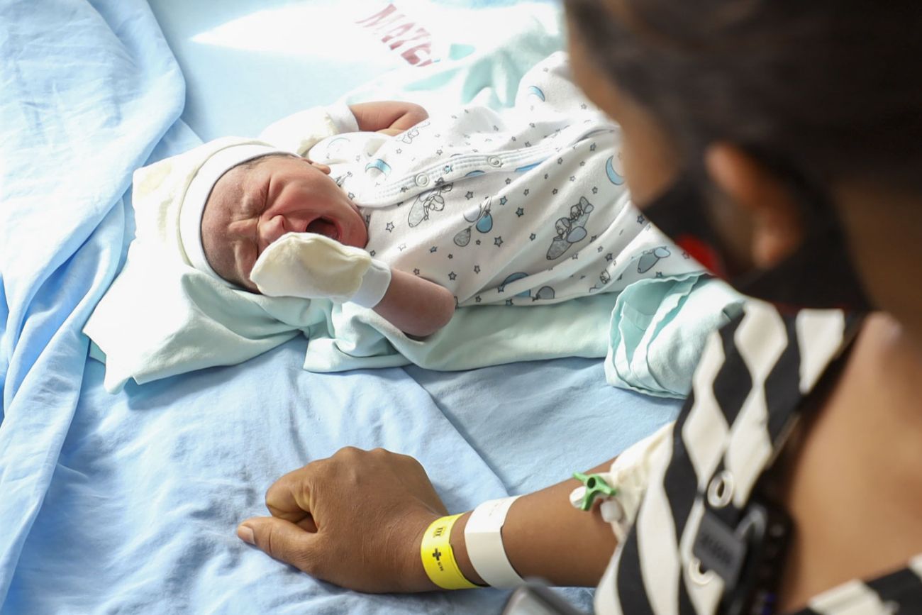 Leia mais sobre o artigo Primeiro bebê a nascer em 2022 na Santa Casa do Pará é um menino de 2,914 kg
