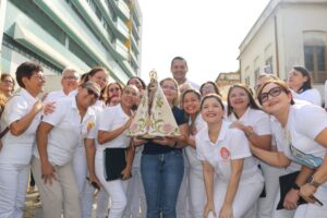 Leia mais sobre o artigo Santa Casa recebe imagem peregrina de Nossa Senhora de Nazaré